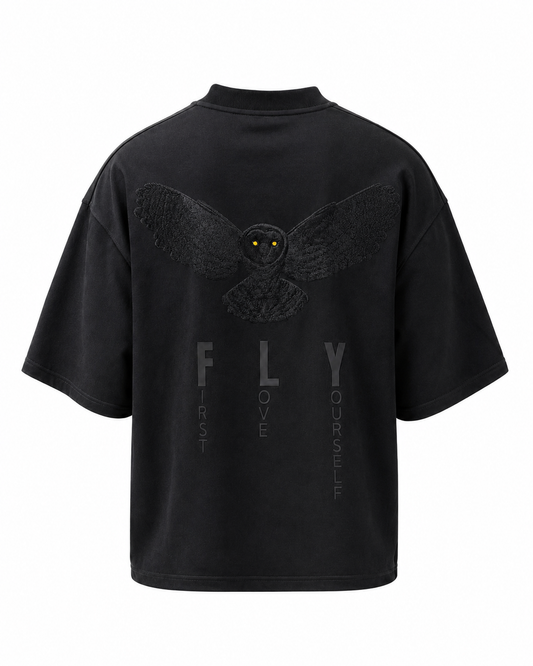 Black FLY T-shirt