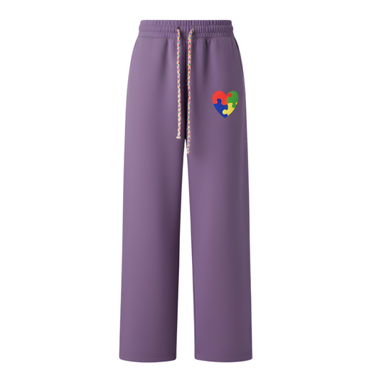 ADULTS: Autism Awareness: Royal Purple Sweatpants