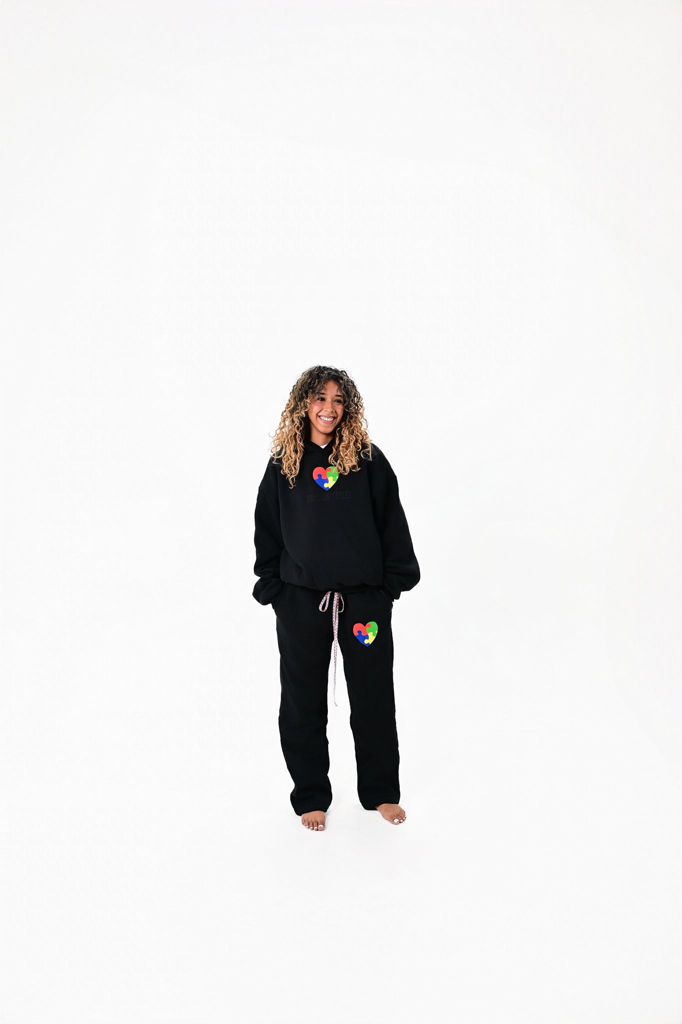 ADULTS: Autism Awareness: Midnight Black Hoodie