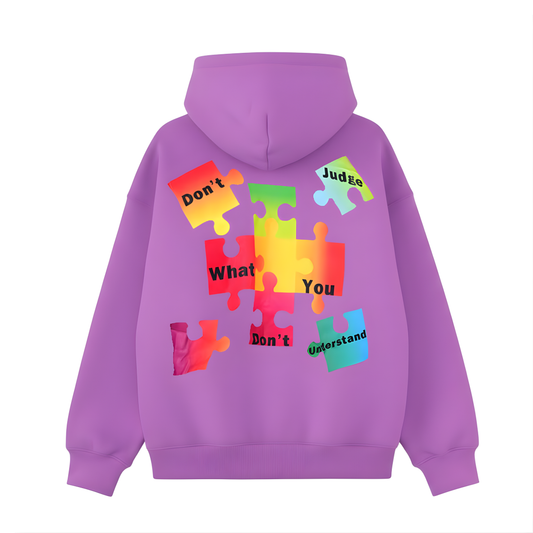 ADULTS: Autism Awareness: Royal Purple Hoodie