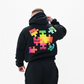 ADULTS: Autism Awareness: Midnight Black Hoodie
