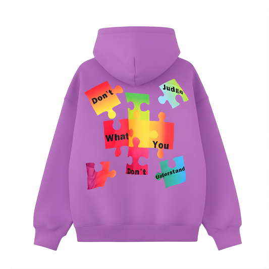 ADULTS: Autism Awareness: Royal Purple Hoodie