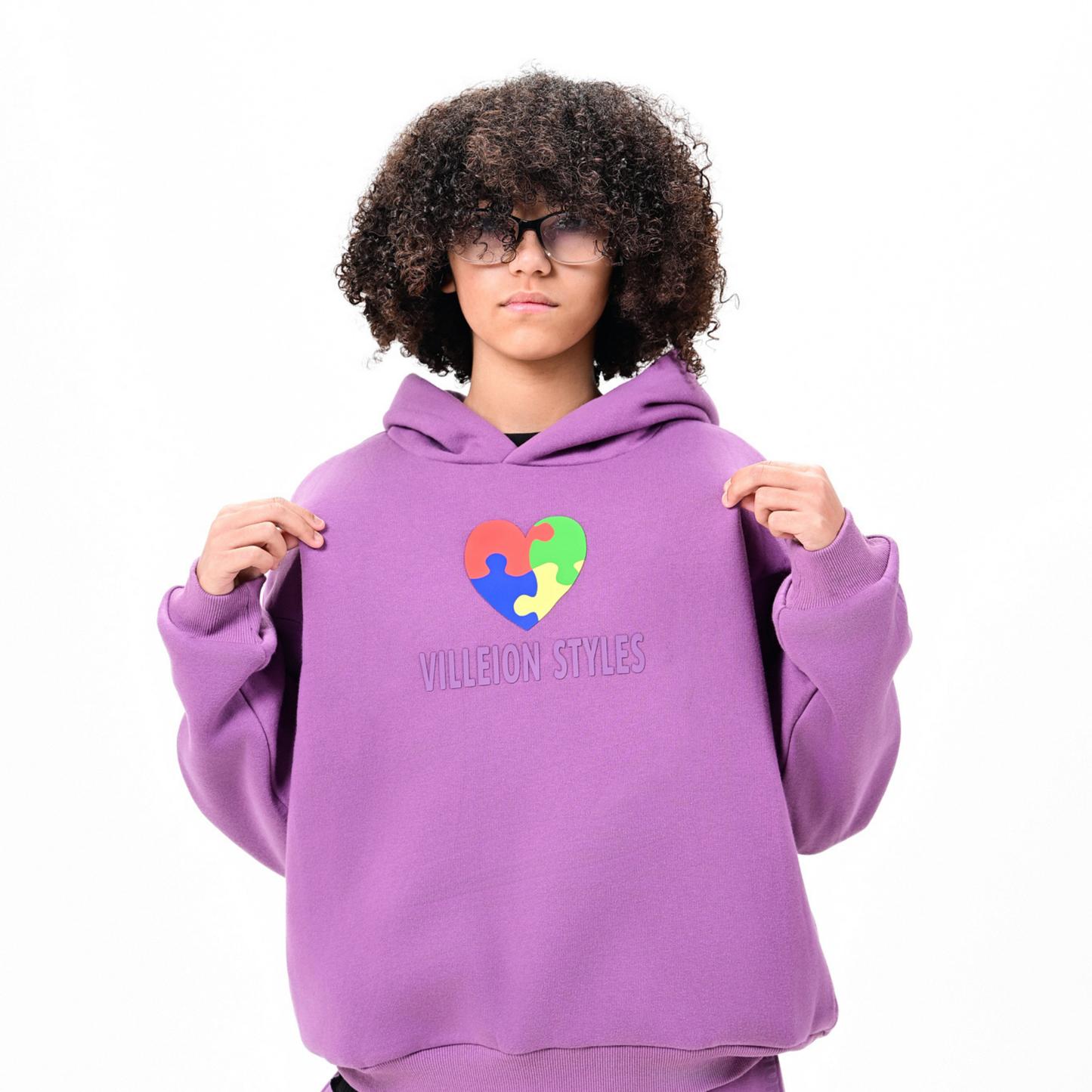 KIDS: AUTISM AWARENESS: Royal Purple Hoodie