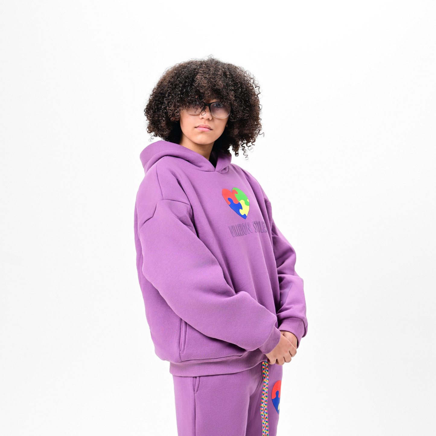 KIDS: AUTISM AWARENESS: Royal Purple Hoodie