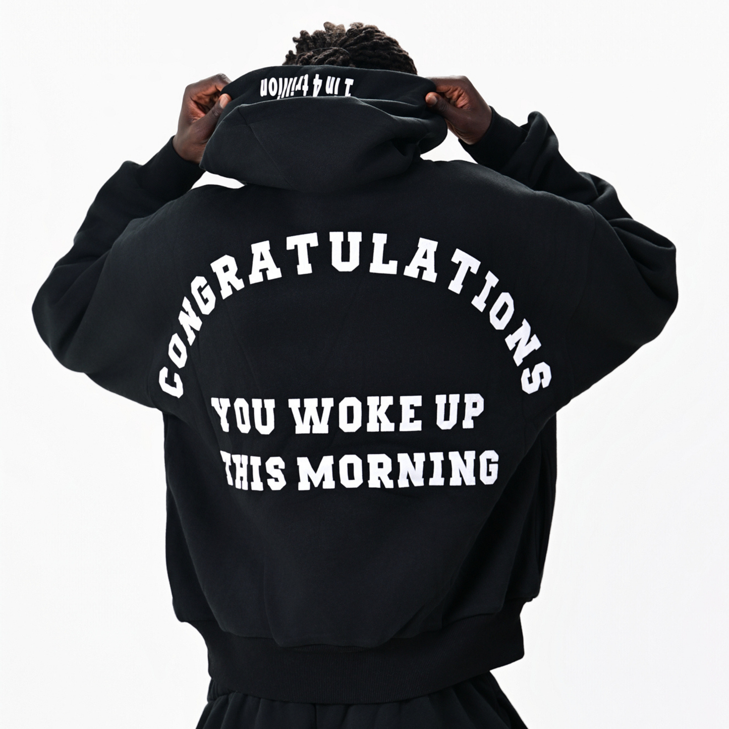 Mind Over Matter Premium Hoodie — Black