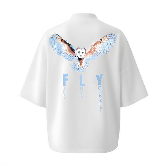 Statement Tee Collection: Me Versus The World FLY Tee - White
