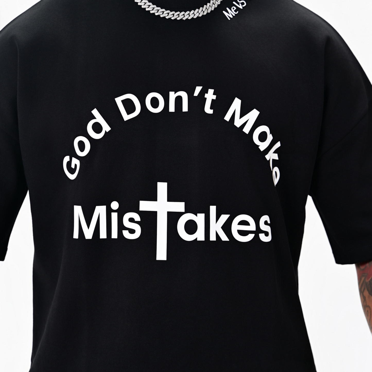 Faith & Identity Collection: God Don't Make Mistakes (Faith) Black