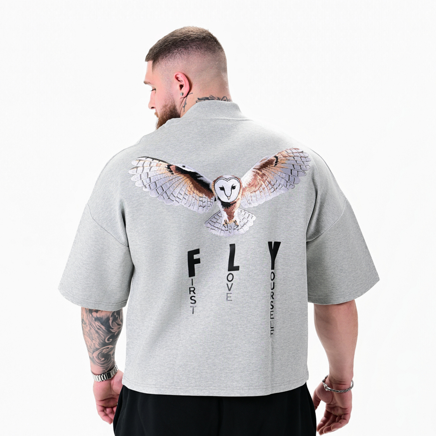 Statement Tee Collection: Me Versus The World FLY Tee Light Oatmeal