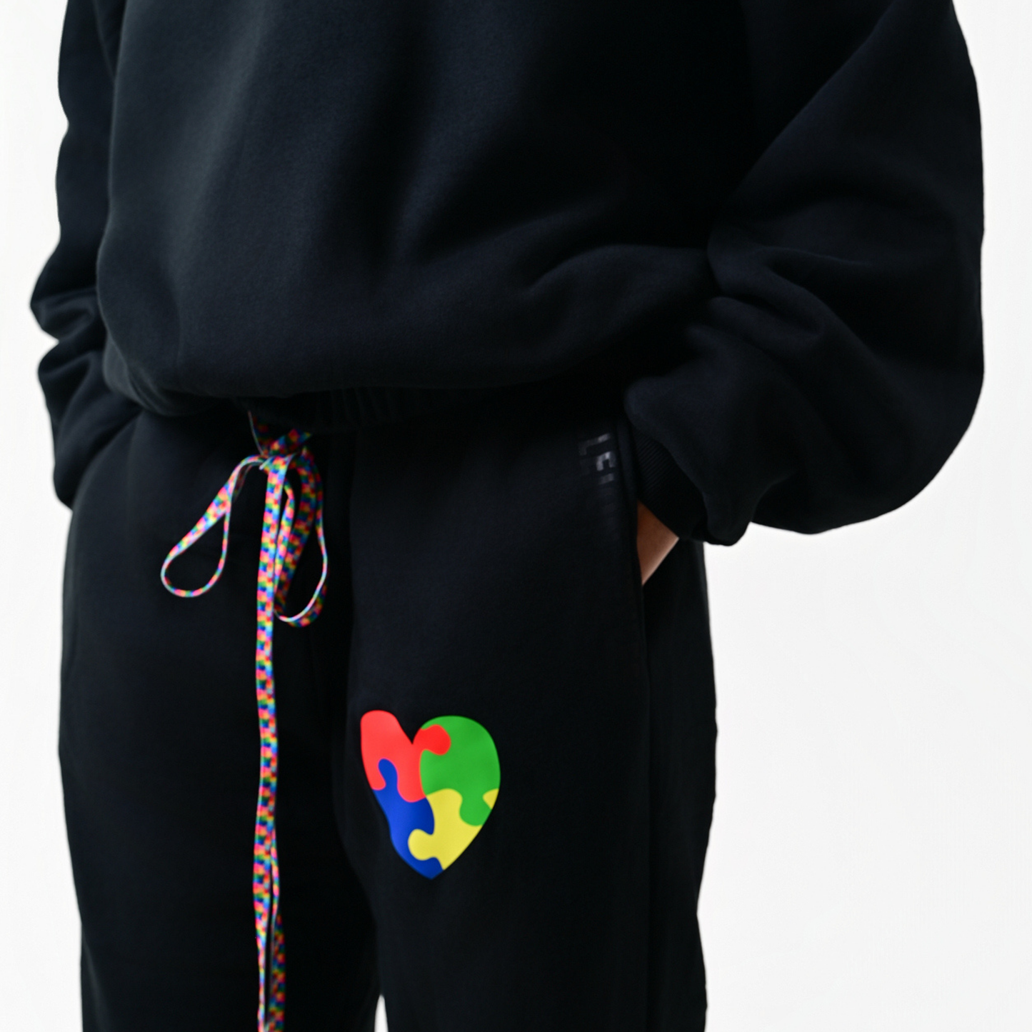 ADULTS: Autism Awareness: Midnight Black Jacket