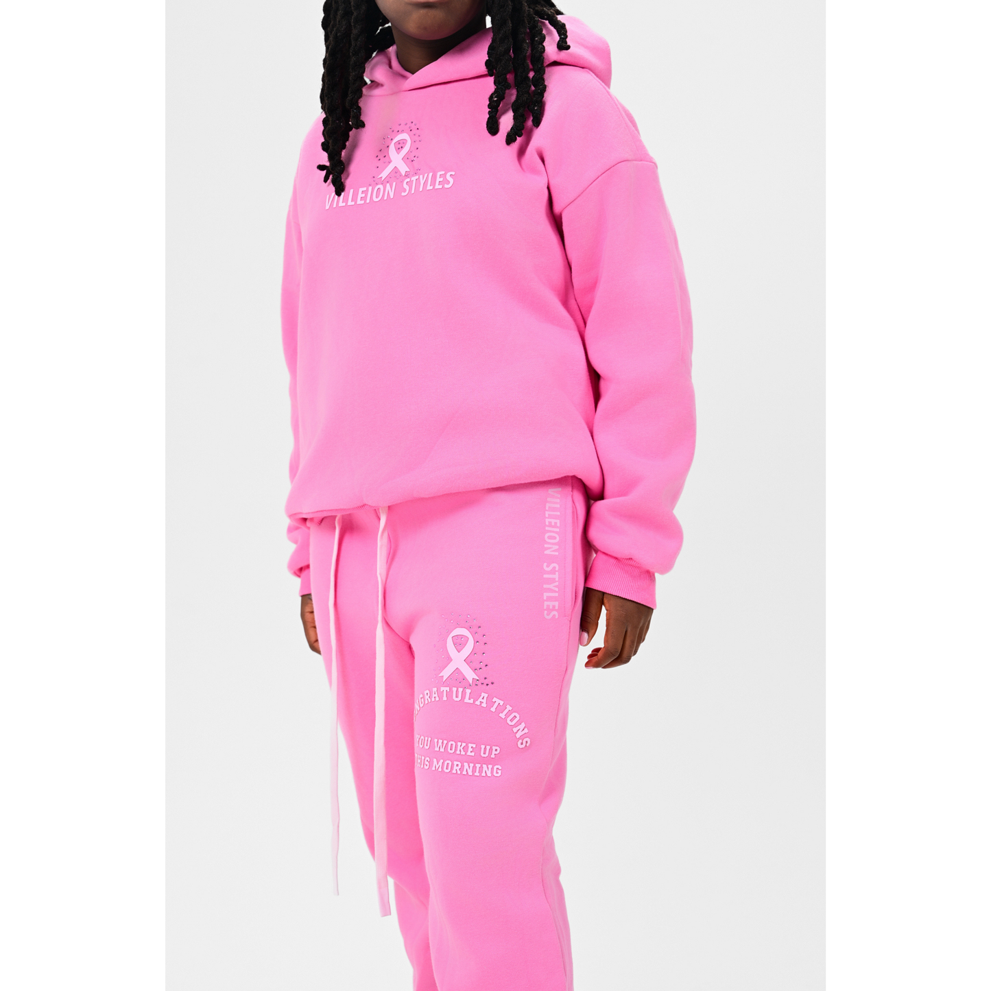 Kids Survivor Pink Premium Hoodie