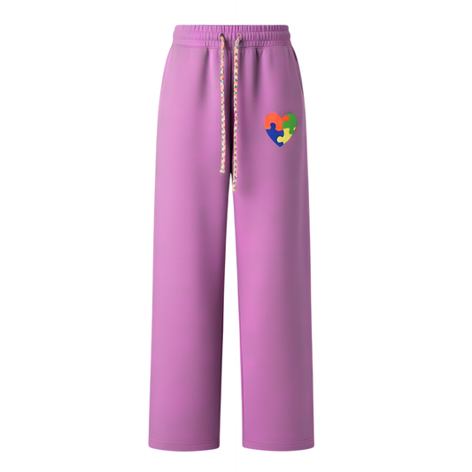 ADULTS: Autism Awareness: Royal Purple Sweatpants
