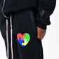 KIDS: Autism Awareness: Midnight Black Sweatpants