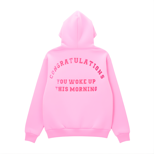 ADULTS: Breast Cancer Awareness: Survivor Pink Hoodie